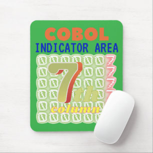 Indicator Area in Cobol Programming Mouse Pad