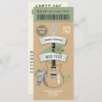 Indie Acoustic Rock ’n’ Roll Wedding Ticket