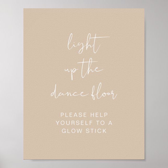 INDIE Bohemian Light Up The Dance Floor Glow Stick Poster (Front)