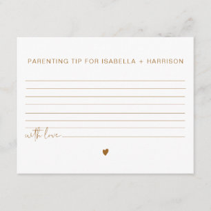 INDIE Bohemian Parenting Advice and Tips Card