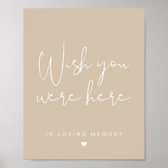 INDIE Bohemian Wish You Were Sign (Front)