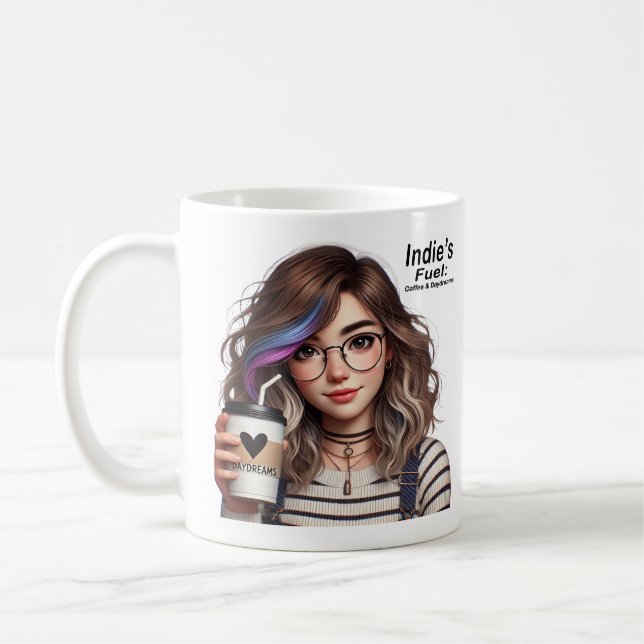 Indie’s Fuel Coffee Mug (Left)