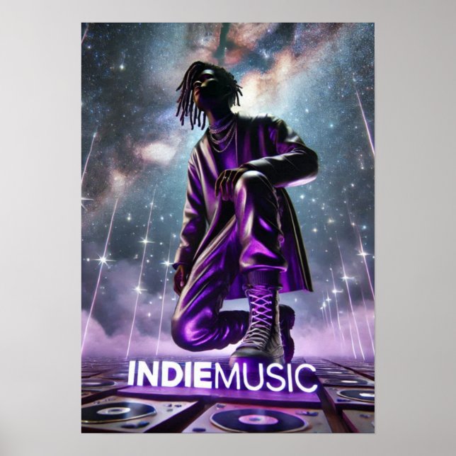 indieMusic Purple-1 Poster (Front)