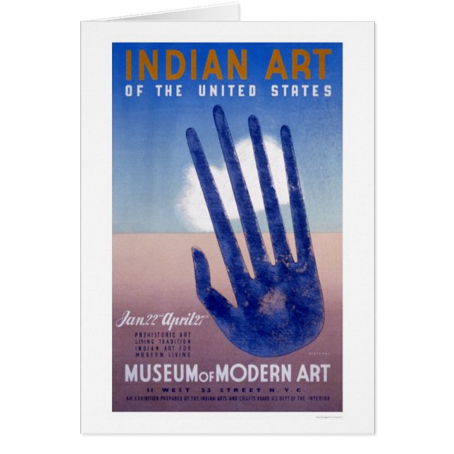 Indien d'art moderne de musée WPA 1938 (Devant)