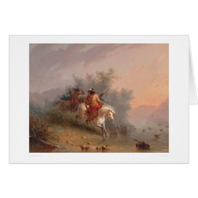 Indiens de Shoshoni (1069A) (Devant horizontal)