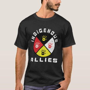 Indigenous Allies Medicine Wheel MMIW T-Shirt