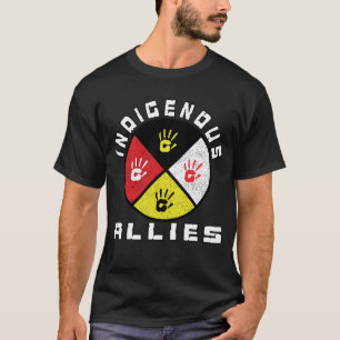 Indigenous Allies Medicine Wheel MMIW T-Shirt