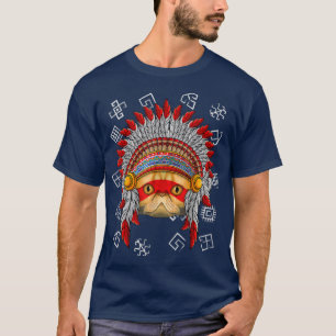 Indigenous Eotic Shorthair Native American Indian T-Shirt