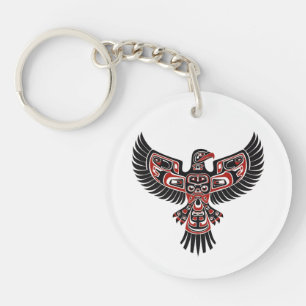 Indigenous Haida People Of The Pacific Northwest  Keychain