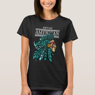 Indigenous Headdress - Colourful Native American H T-Shirt