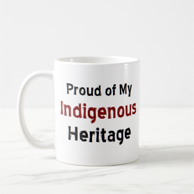 indigenous heritage coffee mug (Left)