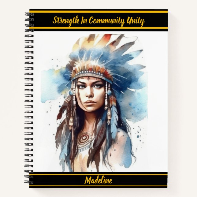 Indigenous Memo Book: Cultural Beauty Notebook (Front)