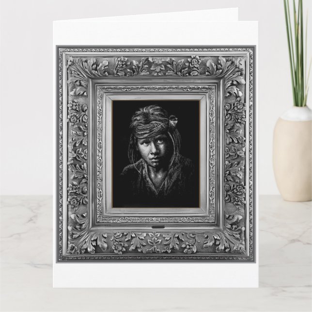 Indigenous Native American. Card (Front)