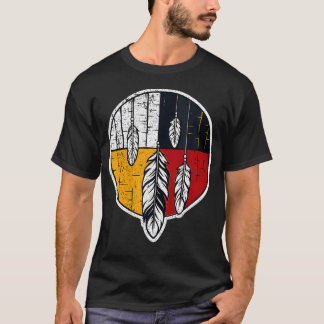 Indigenous Native American Medicine Wheel Spirit S T-Shirt