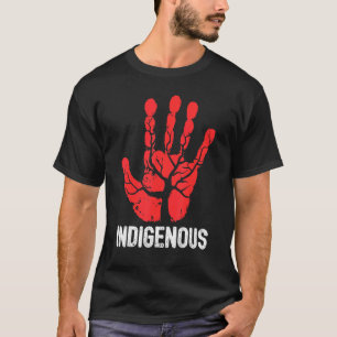 Indigenous People Native American Pride Tree Blood T-Shirt