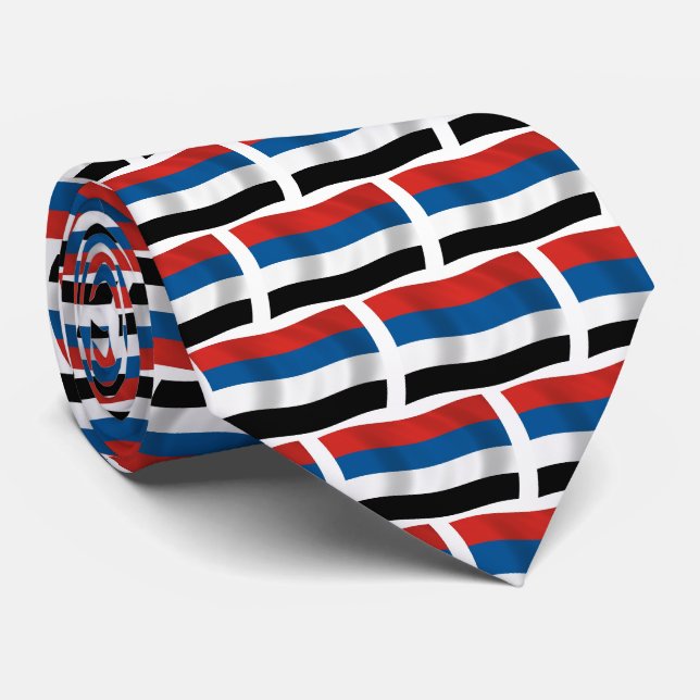 Indigenous Peoples of Colombia Flag Tie (Rolled)