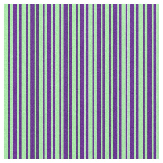 Indigo and Green Pattern Fabric (Close Up)