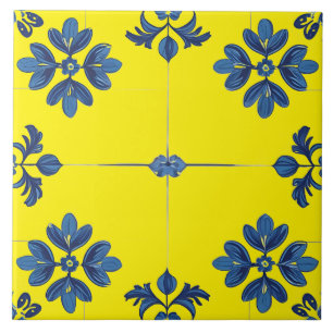 Indigo Azulejo Blue Portuguese Lisbon Decorative Tile