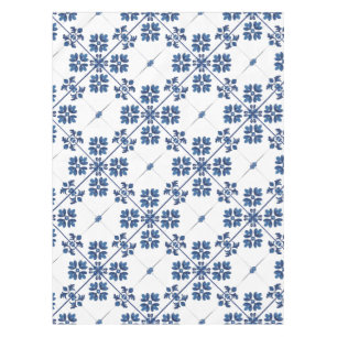 Indigo Azulejo Blue Portuguese Lisbon Tablecloth