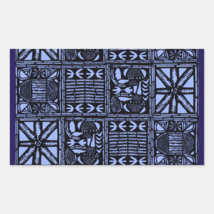 Indigo Batik Quilt - Blue Sticker