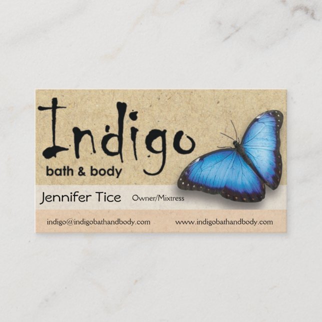 Indigo Biz Cards (Front)