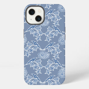 Indigo Blue Ethnic Floral Samsung Note 4 Case