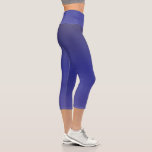 Indigo Blue Gradient Capri Leggings<br><div class="desc">Indigo Blue Gradient Capri Leggings by Gerson Ramos.</div>