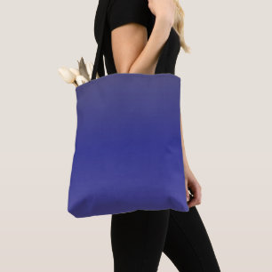 Indigo Blue Gradient Tote Bag
