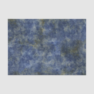 Indigo Blue Rustic Texture Tissue Paper