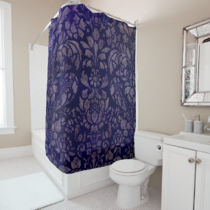 Indigo Blue Shower Curtain
