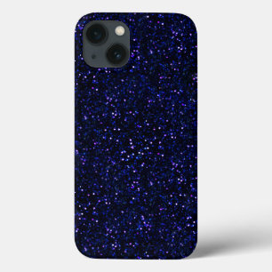 Indigo Blue Starry Midnight Glitter iPhone 13 Case