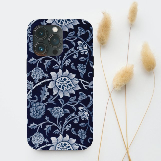 Indigo Blue Wildflower Meadow Case-Mate iPhone Case (Creator Uploaded)