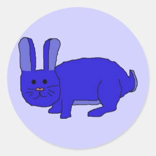 Indigo Bunny stickers