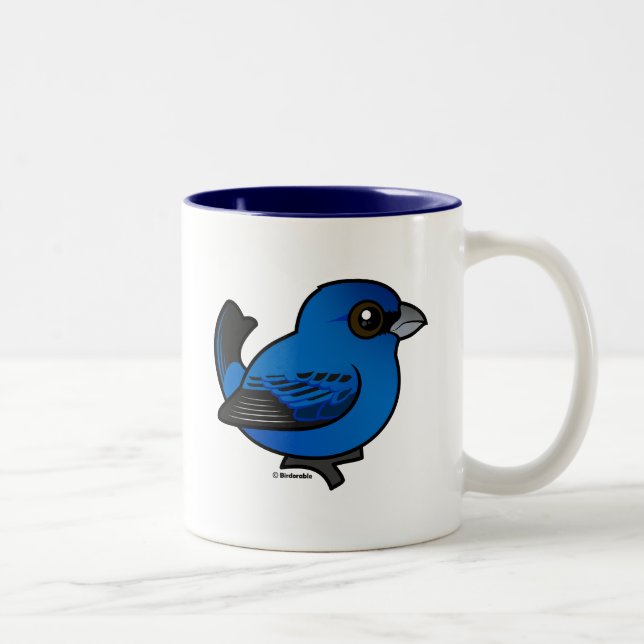 Indigo Bunting Two-Tone Coffee Mug (Right)