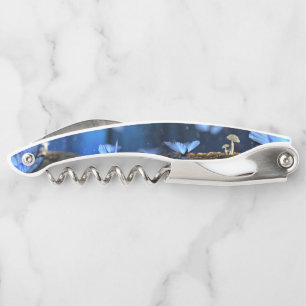 Indigo Butterfly and Mushroom Forest Corkscrew