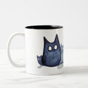 Indigo Catz Two-Tone Coffee Mug