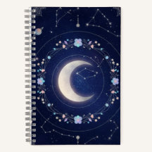 Indigo Celestial Mandala Journal