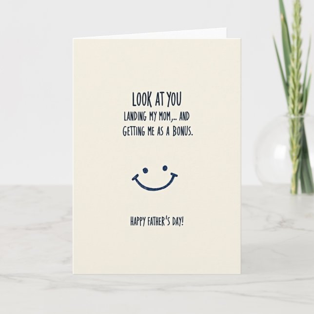 Indigo Dad Bonus Message Card (Front)
