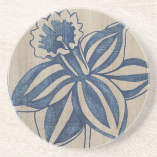 Indigo Daffodil Coaster