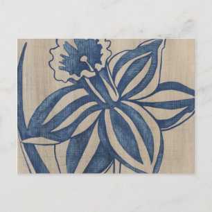 Indigo Daffodil Postcard