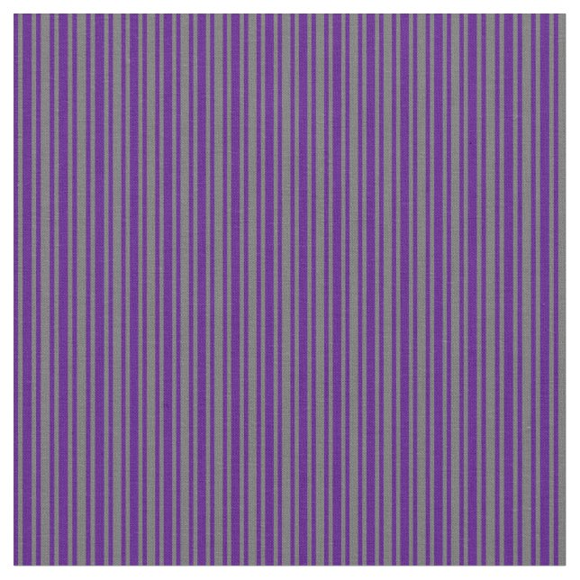 Indigo & Dim Grey Coloured Stripes Fabric (Close Up)