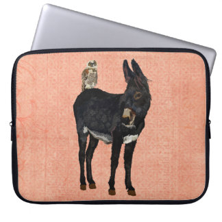INDIGO DONKEY & COPPER OWL Computer Sleeve