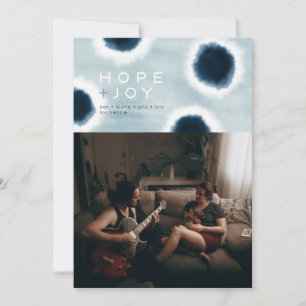 Indigo Dots Holiday Card