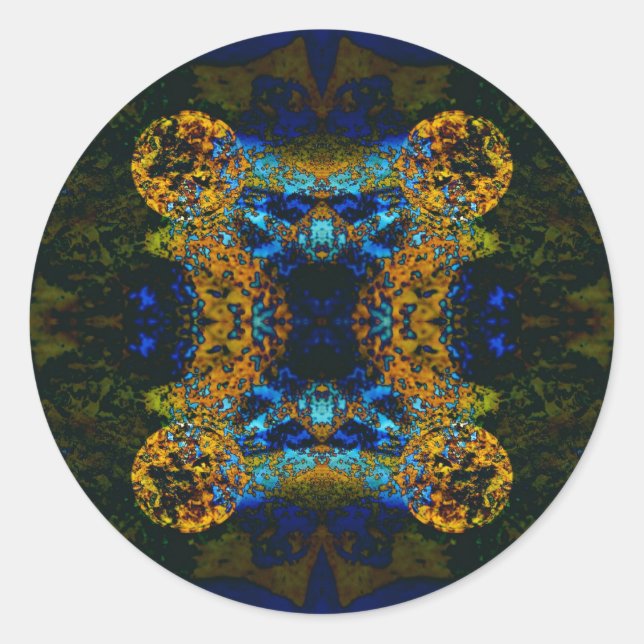 Indigo Dream Classic Round Sticker (Front)