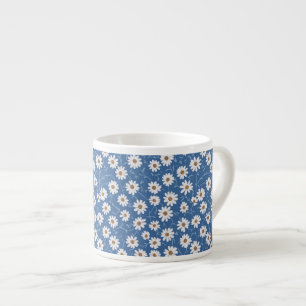 Indigo Dream Daisies Espresso Cup