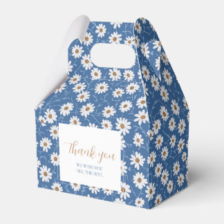 Indigo Dream Daisies Favor Box