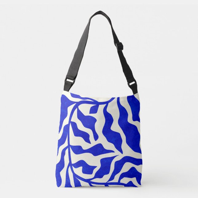 Indigo Elegance Crossbody Bag (Front)