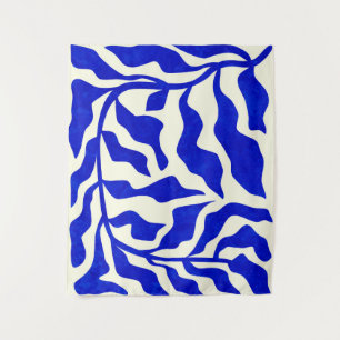 Indigo Elegance Tapestry