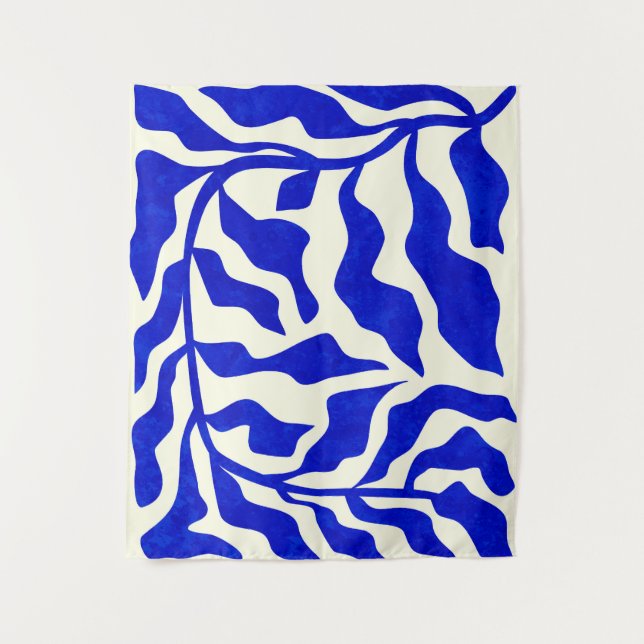 Indigo Elegance Tapestry (Front)