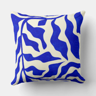 Indigo Elegance Throw Pillow